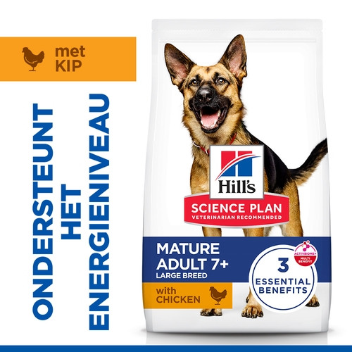 Hill's Mature Adult 5+ Active Longevity Large Breed Huhn Hundefutter 