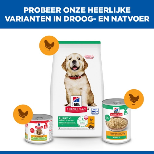 Hill's Puppy Healthy Development Large Breed Huhn Hundefutter 