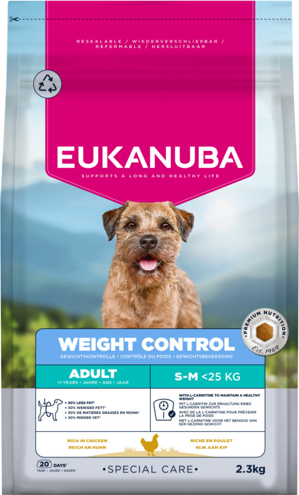 Eukanuba Special Care Adult Weight Control Small/Medium hondenvoer