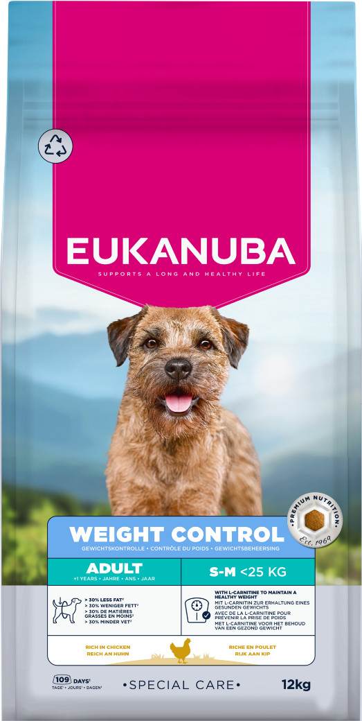 Eukanuba Special Care Adult Weight Control Small/Medium hondenvoer