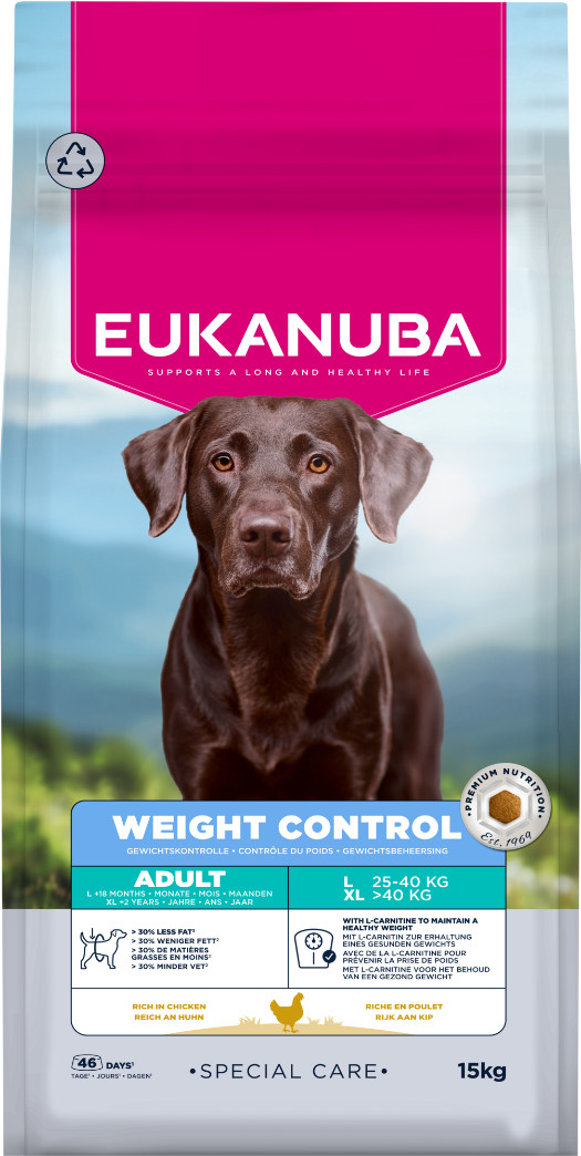 Eukanuba Special Care Adult Weight Control Large/Extra Large hondenvoer
