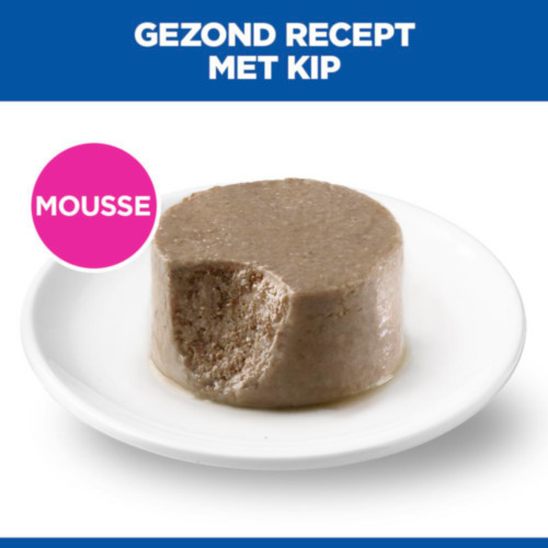 Hill's Mature Adult 7+  Small & Mini mousse met kip natvoer hond