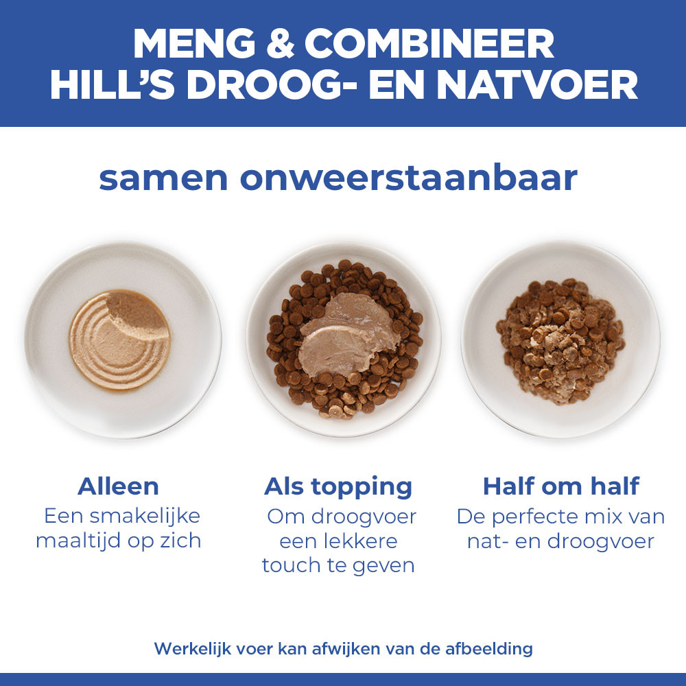 Hill's Mature Adult 7+ Small & Mini mousse met rund natvoer hond