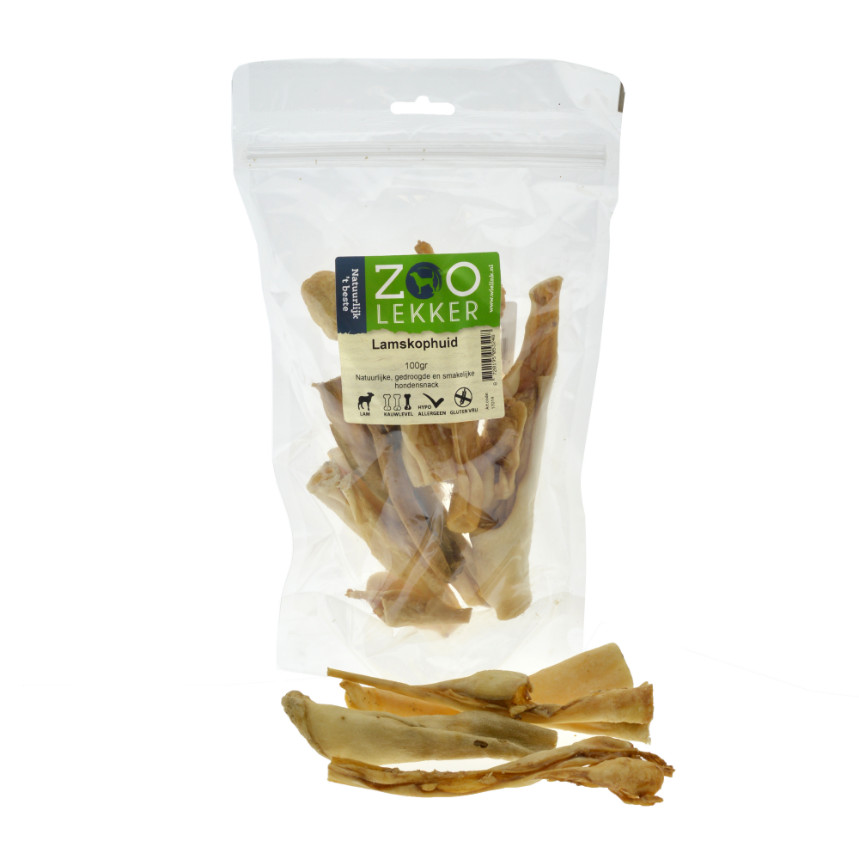 Zoolekker - Lamskophuid hondensnack