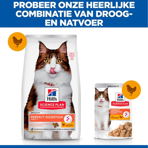 Hill's Adult Perfect Digestion kattenvoer