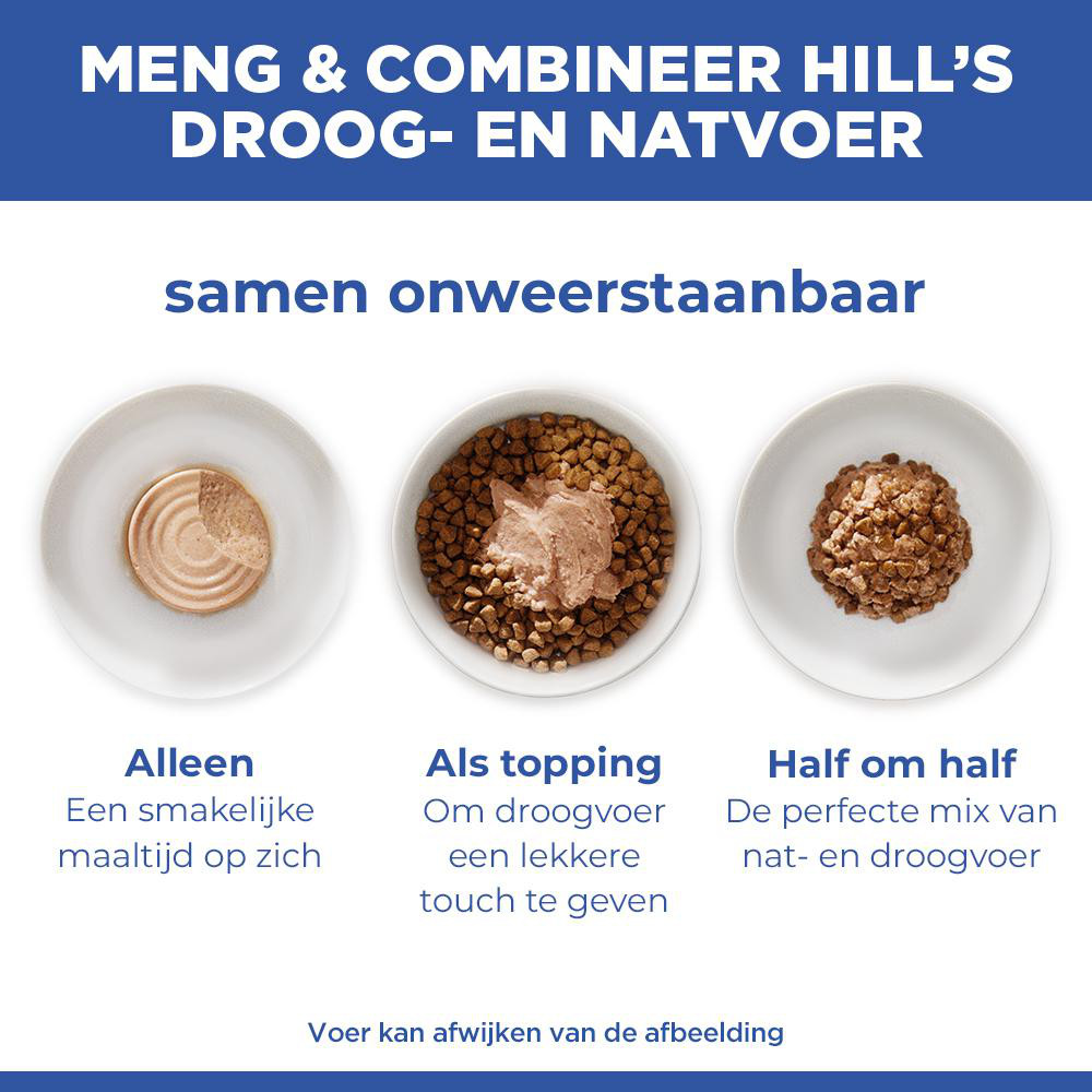 Hill's Kitten & Mother Tender Mousse nat kattenvoer met kip en kalkoen blik