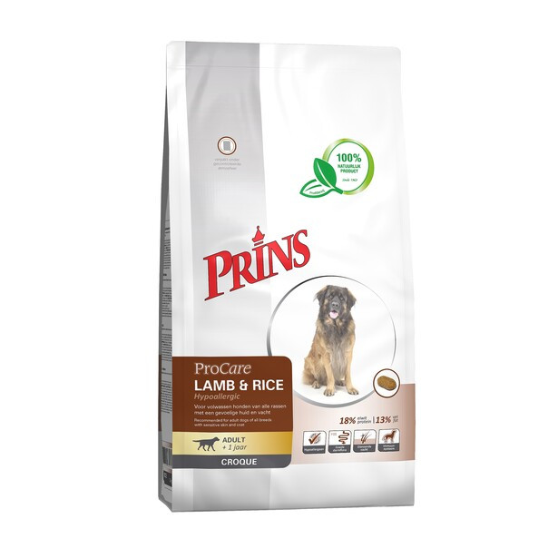 Prins ProCare Croque Hypoallergic met lam & rijst hondenvoer