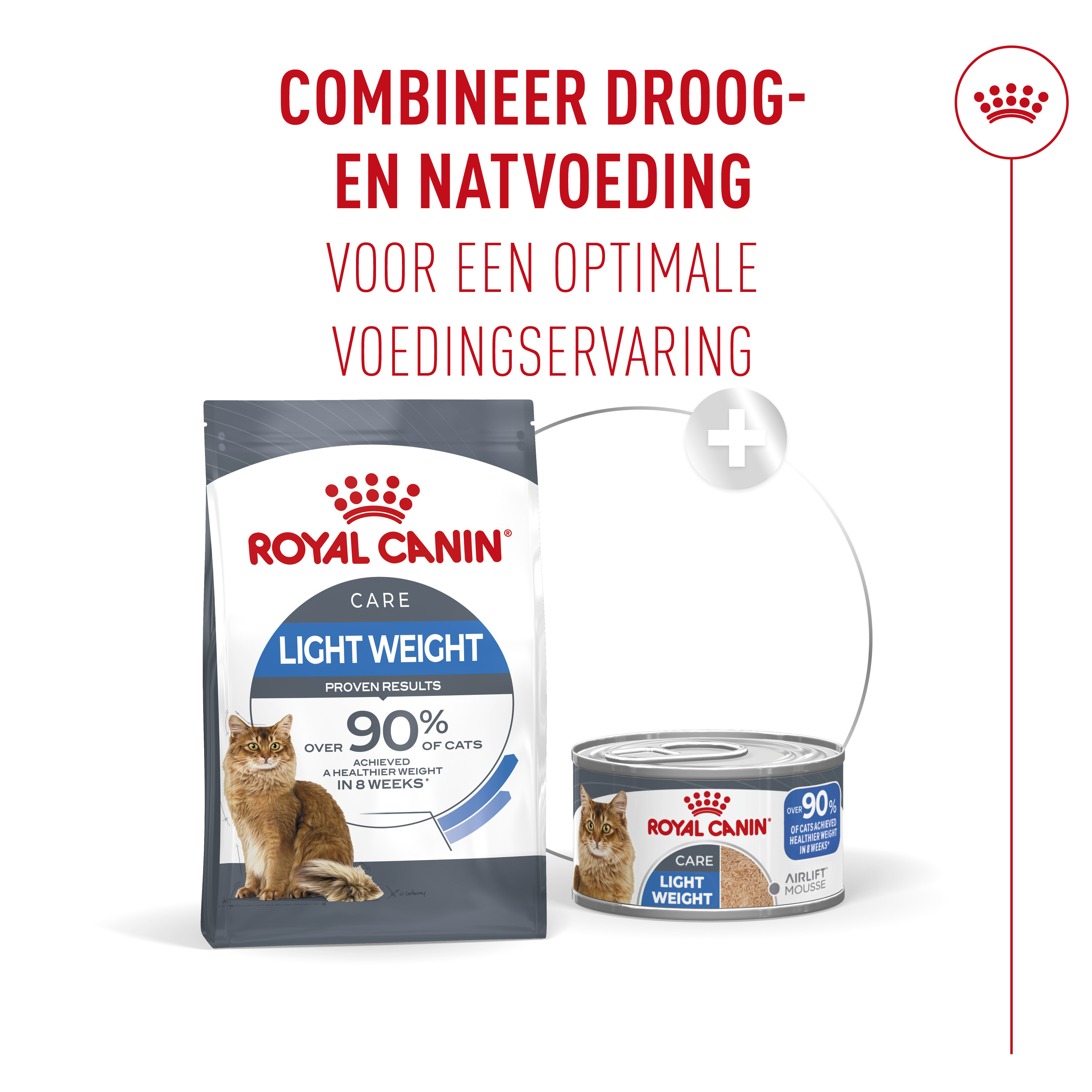 Royal Canin Light Weight Care Airlift natvoer kat (mousse)