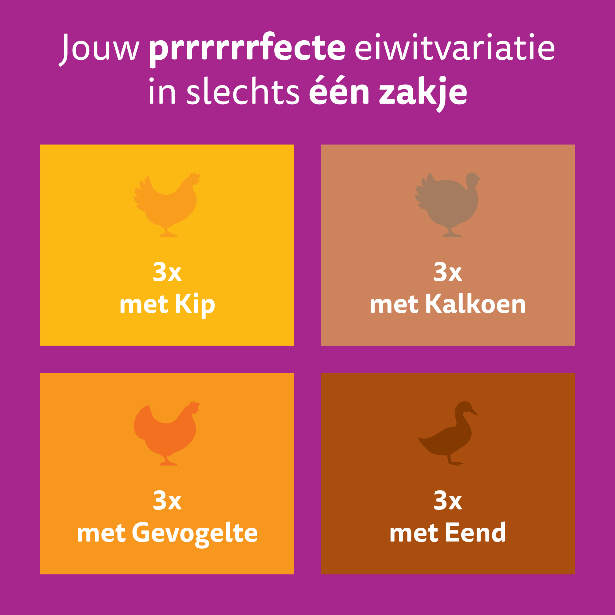 Whiskas 7+ Gevogelte Selectie in gelei natvoer kat multipack (zakjes 85 g)