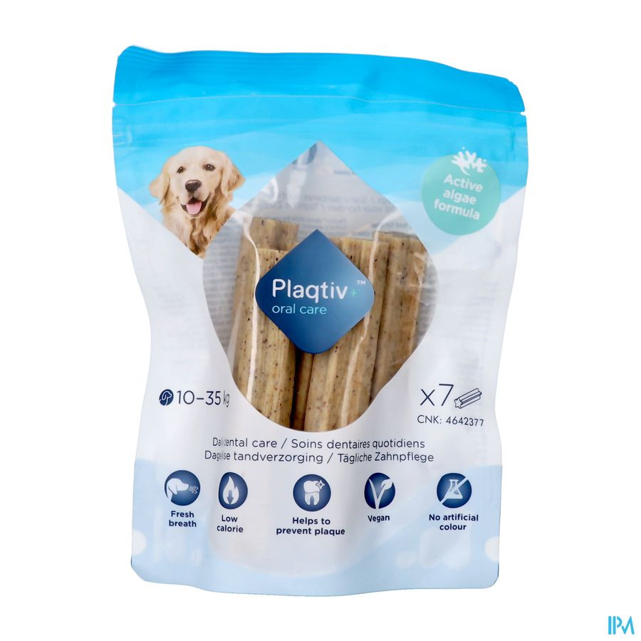 Plaqtiv+ Oral Care Daily Dental Care kauwsticks voor de hond