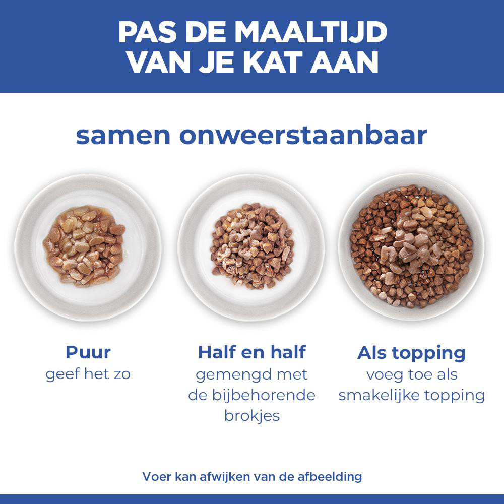 Hill's Mature Adult 7+ nat kattenvoer met kip maaltijdzakje multipack