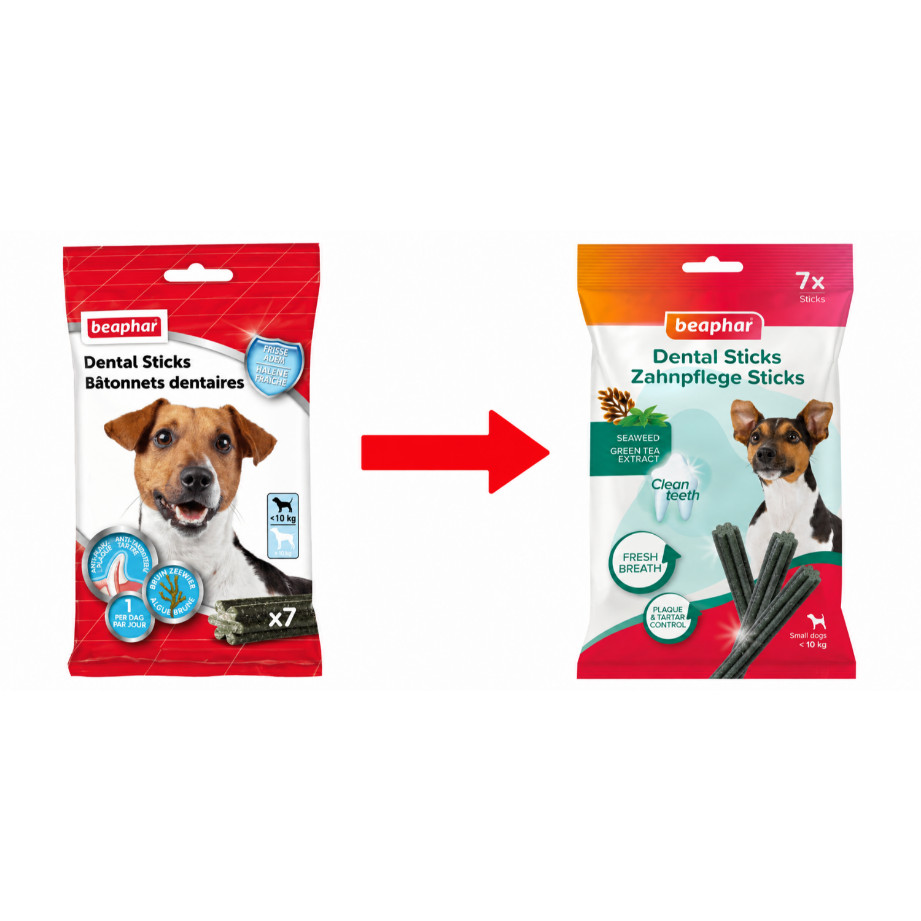 Beaphar Dental Sticks kleine hond