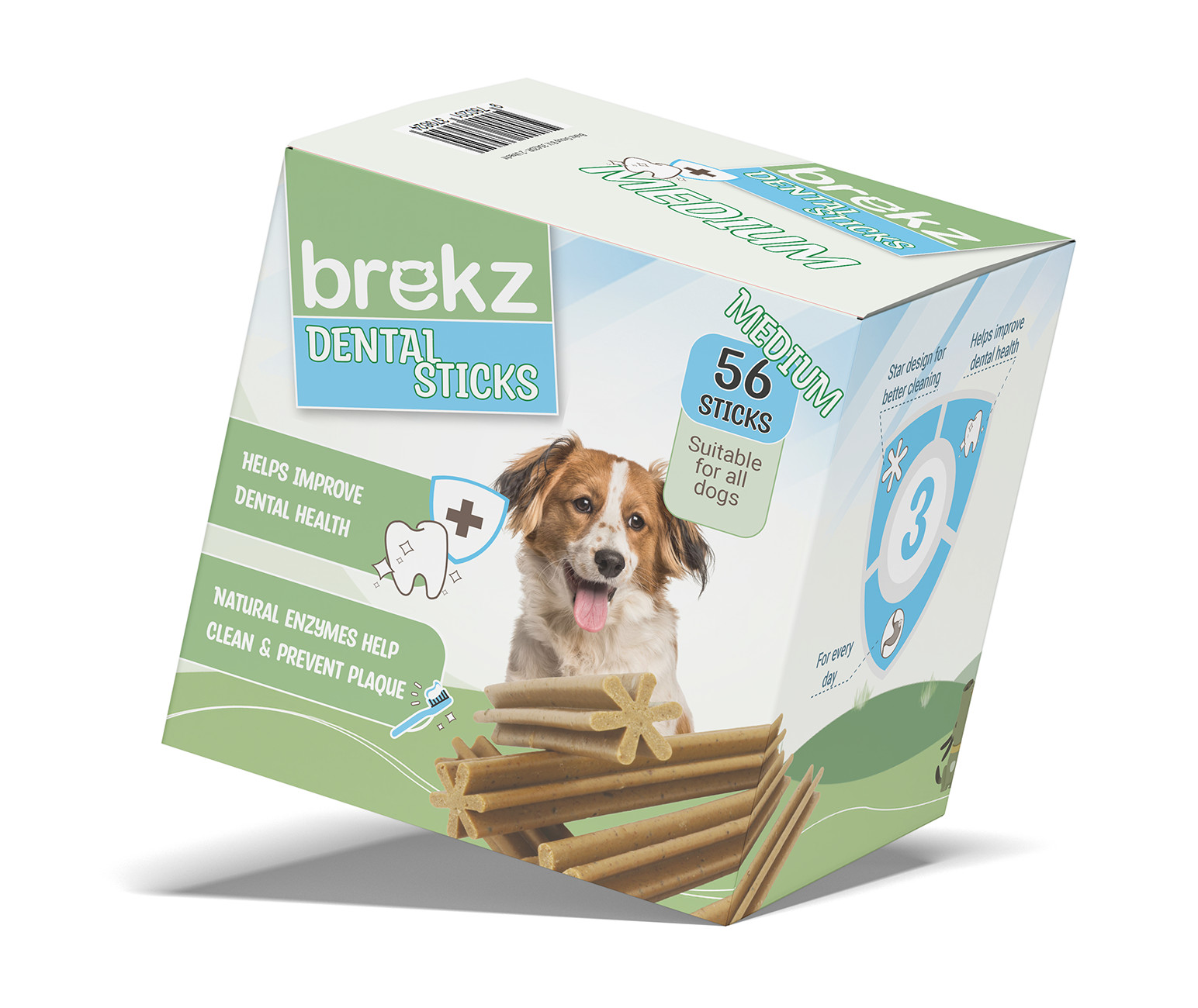 Brekz Dental Sticks - Medium hondensnack