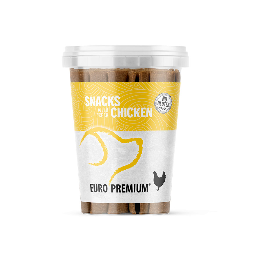 Euro Premium hondensnacks met kip