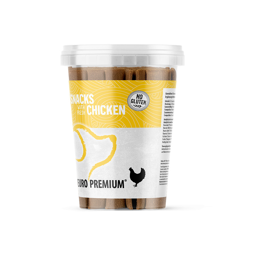 Euro Premium hondensnacks met kip