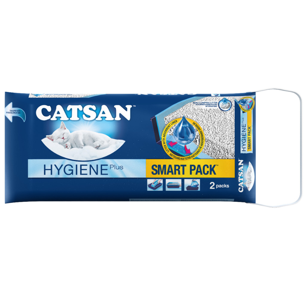 Catsan Hygiene Plus Smart Pack kattenbakvulling