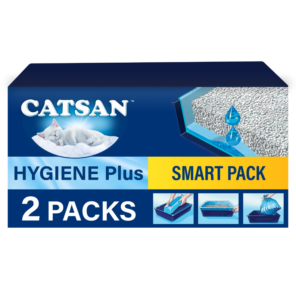 Catsan Hygiene Plus Smart Pack kattenbakvulling