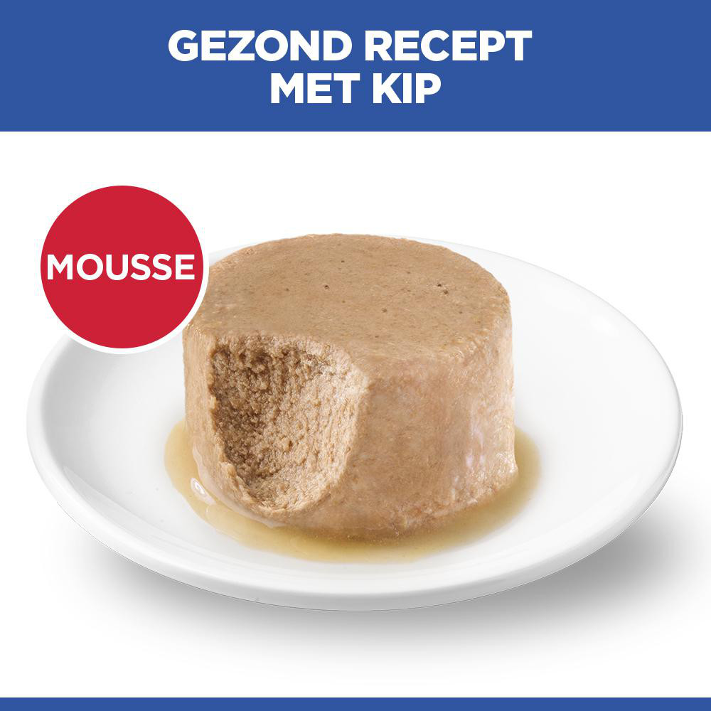 Hill's Adult nat kattenvoer met kip (mousse) blik
