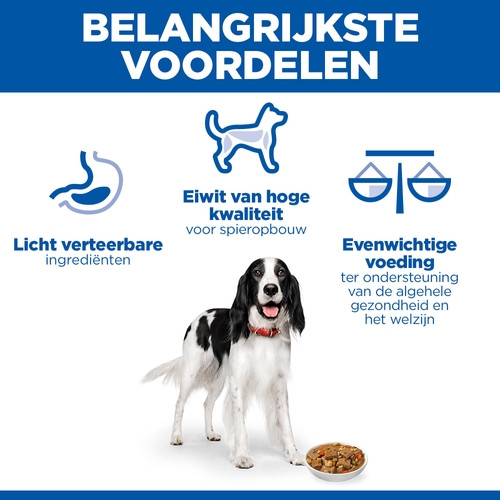 Hill's Adult nat hondenvoer met kip en groenten (stoofpotje) blik