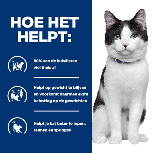 Hill's Prescription Diet J/D Weight Metabolic + Mobility nat kattenvoer met kip maaltijdzakje