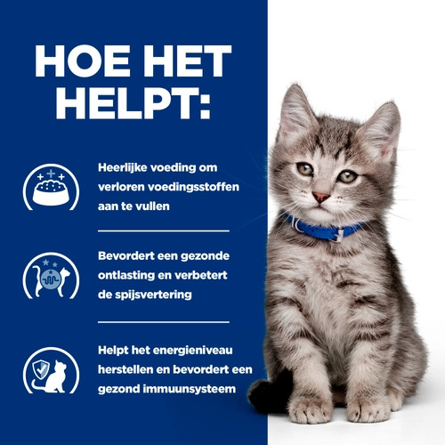 Hill's Prescription Diet Kitten I/D Digestive Care nat kattenvoer met kip maaltijdzakje