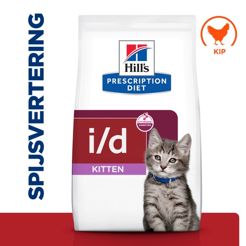Hill's Prescription Diet Kitten I/D Digestive Care kattenvoer met kip