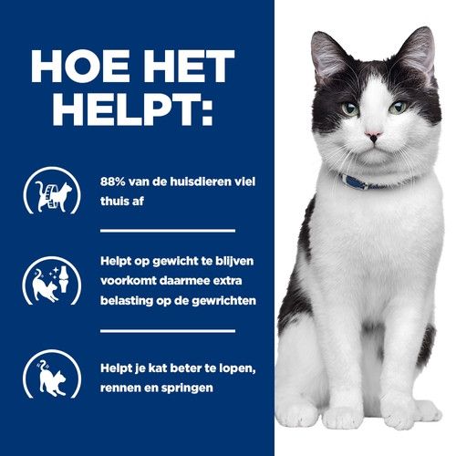Hill's Prescription Diet J/D Weight Metabolic + Mobility kattenvoer met kip