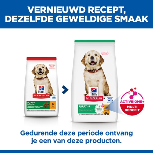 Hill's Puppy Large met kip hondenvoer