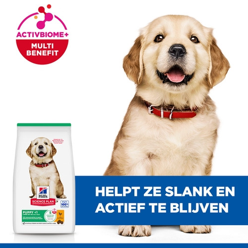 Hill's Puppy Large met kip hondenvoer