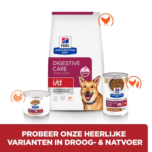 Hill's Prescription Diet I/D Digestive Care hondenvoer met kip